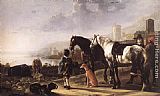 Aelbert Cuyp Canvas Paintings - The Negro Page